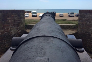 Cannon created & built on request for Shoreham Fort